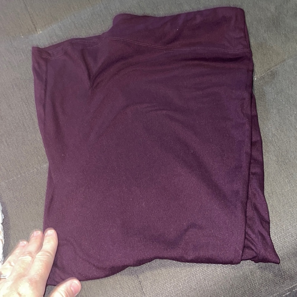 Purple leggings soft and buttery by one direction